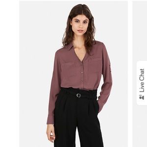 Express Portofino Shirt Slim Cut -Thornberry color